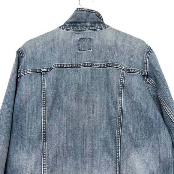 Vintage Early 2000s Distressed Jean Jacket Size XXL - Picture 5 of 11